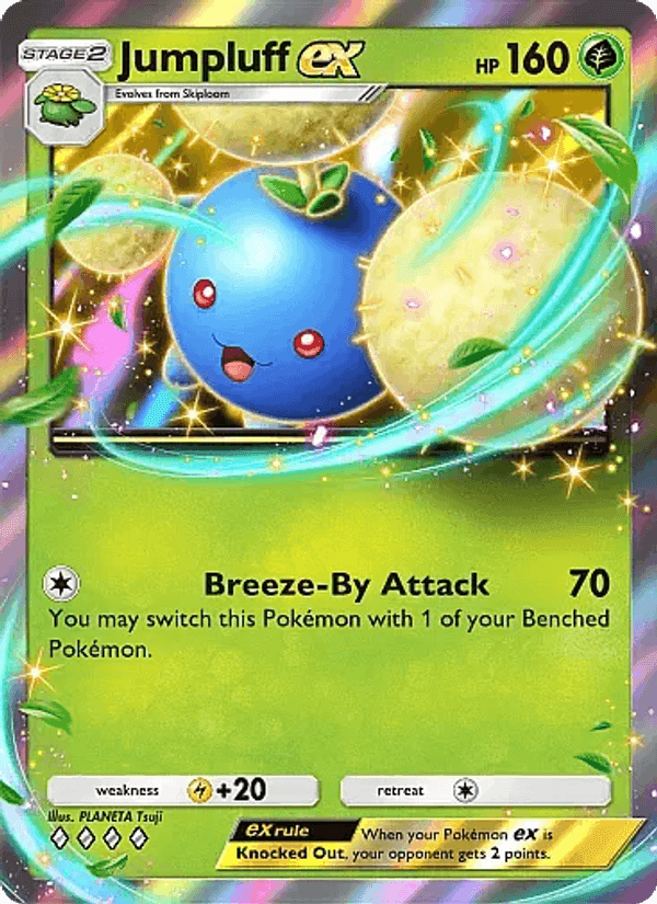 Carta Pokémon Jumpluff ex 003