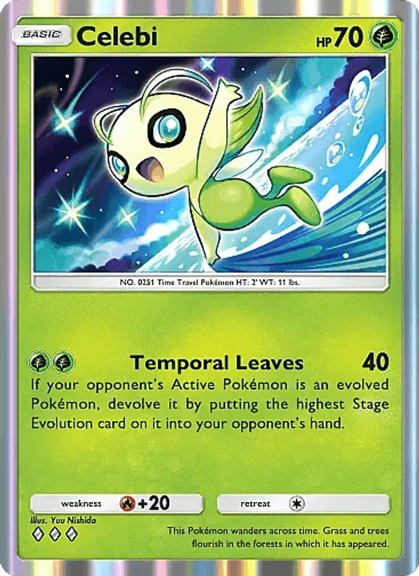 Carta Pokémon Celebi 006