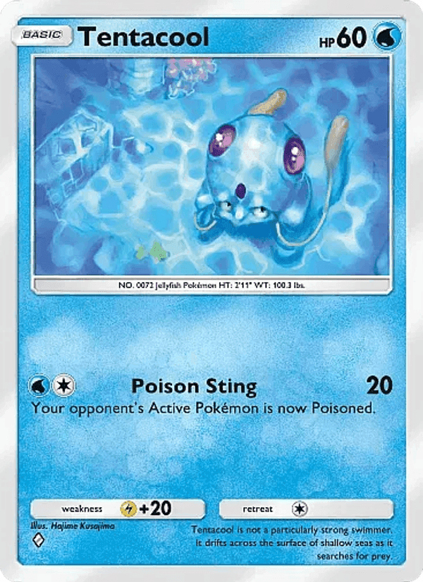 Carta Pokémon Tentacool 015