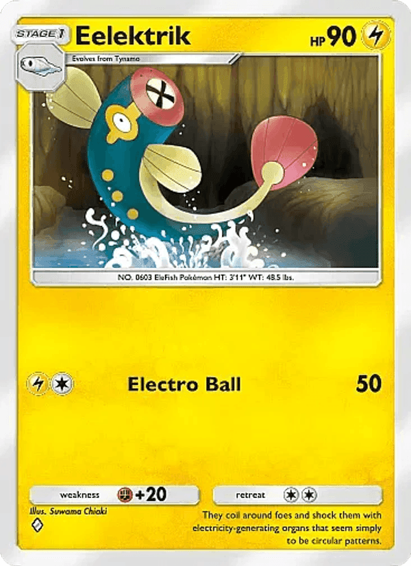 Carta Pokémon Eelektrik 027