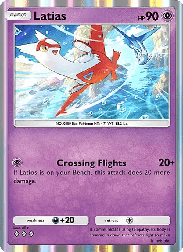 Carta Pokémon Latias 036
