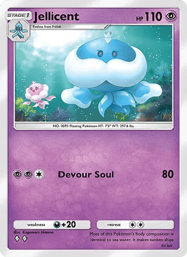 Carta Pokémon Jellicent 039