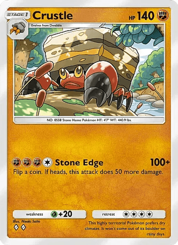 Carta Pokémon Crustle 047