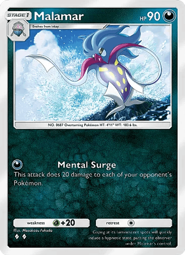 Carta Pokémon Malamar 052