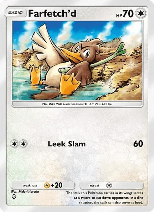 Carta Pokémon Farfetch'd 056