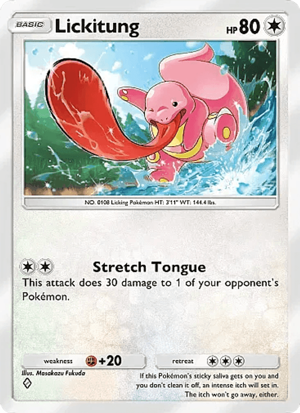 Carta Pokémon Lickitung 057