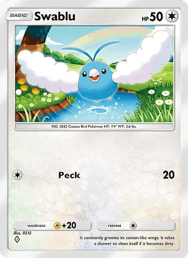 Carta Pokémon Swablu 064