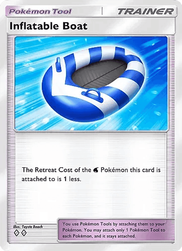 Carta Pokémon Inflatable Boat 067 de A4a
