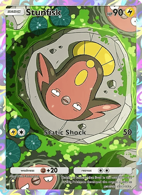 Carta Pokémon Stunfisk 073 de A4a