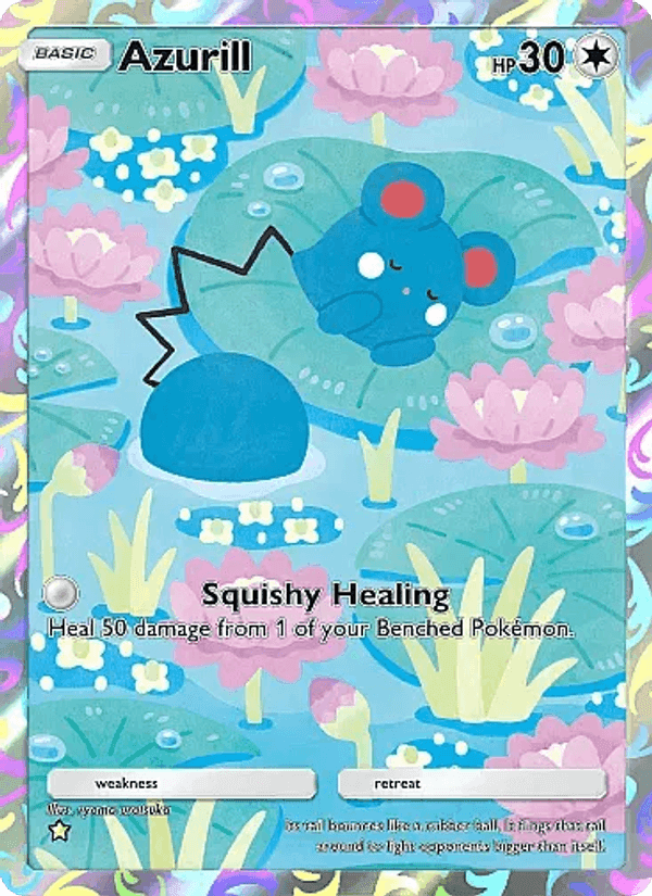 Carta Pokémon Azurill 077