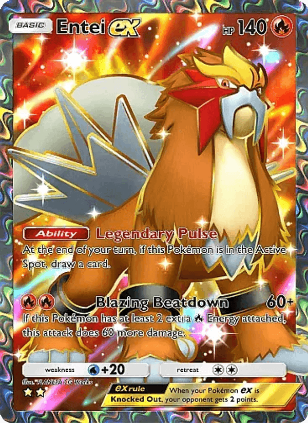 Carta Pokémon Entei ex 079