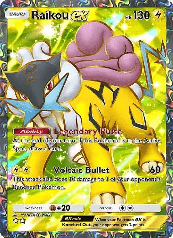 Carta Pokémon Raikou ex 081
