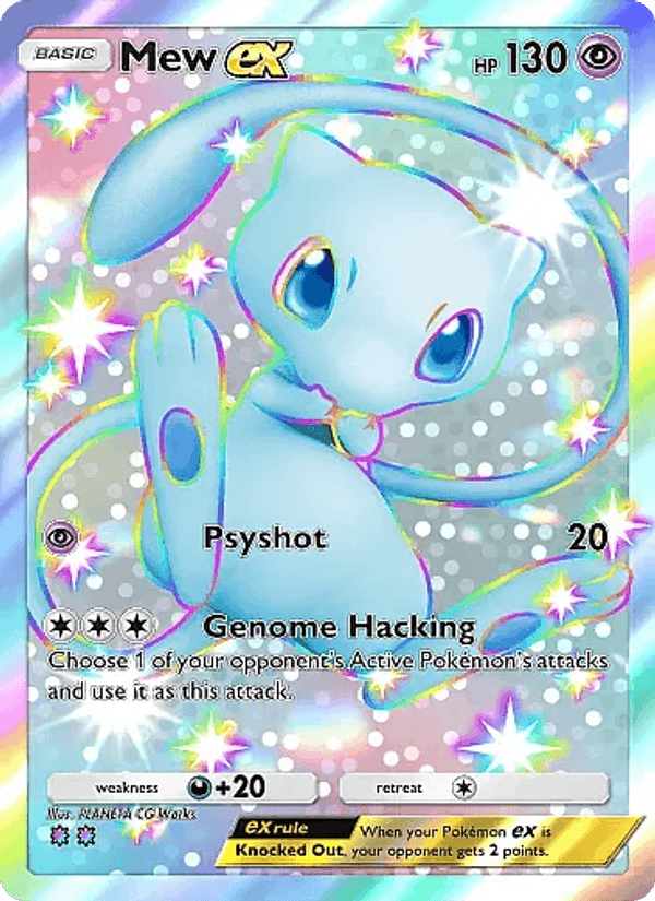 Carta Pokémon Mew ex 102