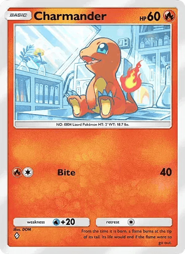 Carta Pokémon Charmander 011