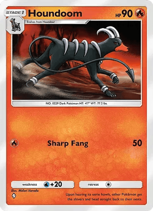 Carta Pokémon Houndoom 016