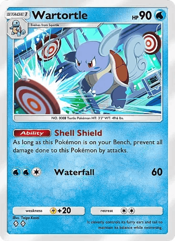 Carta Pokémon Wartortle 018