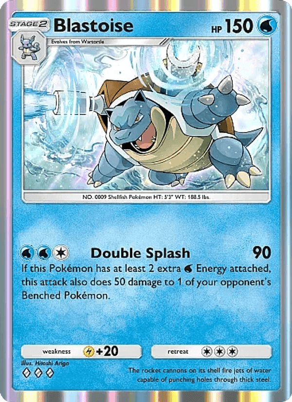 Carta Pokémon Blastoise 019