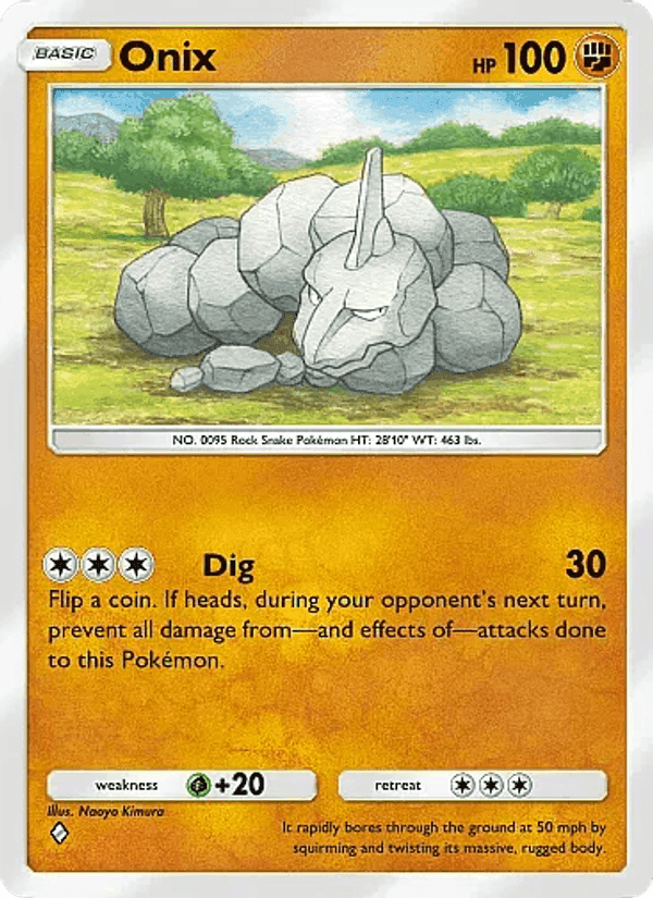 Carta Pokémon Onix 038