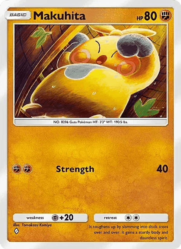 Carta Pokémon Makuhita 039 de B1a