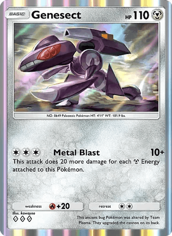 Carta Pokémon Genesect 054
