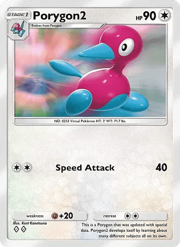 Carta Pokémon Porygon2 057