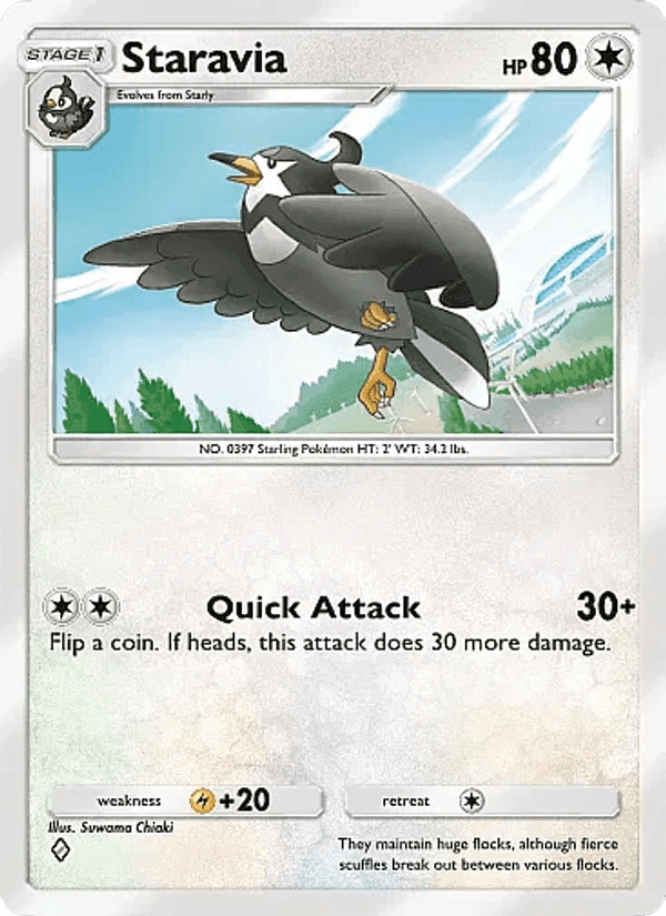 Carta Pokémon Staravia 060