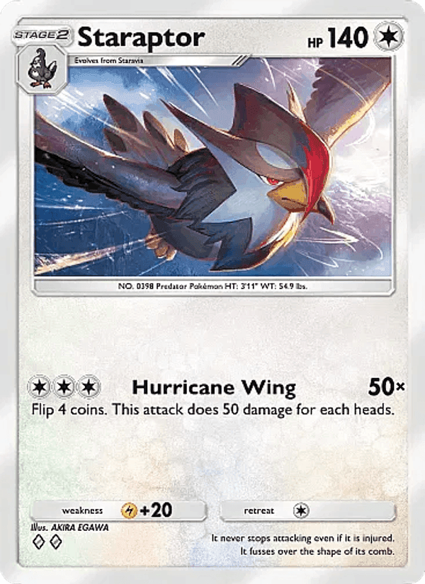 Carta Pokémon Staraptor 061 de B1a