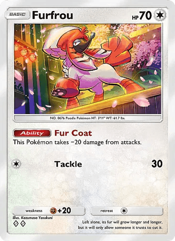 Carta Pokémon Furfrou 065