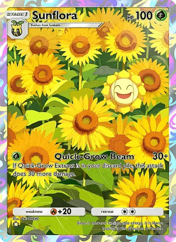 Carta Pokémon Sunflora 071