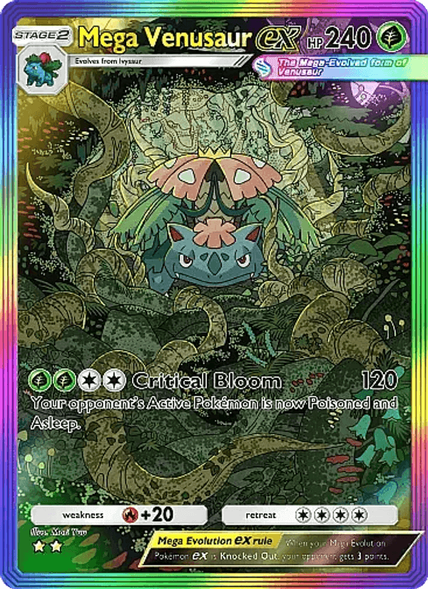 Carta Pokémon Mega Venusaur ex 083