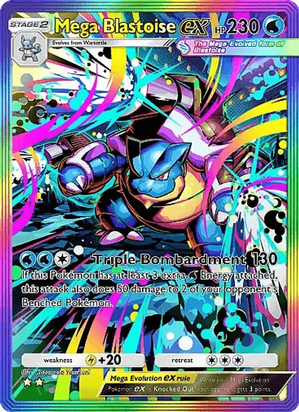 Carta Pokémon Mega Blastoise ex 084