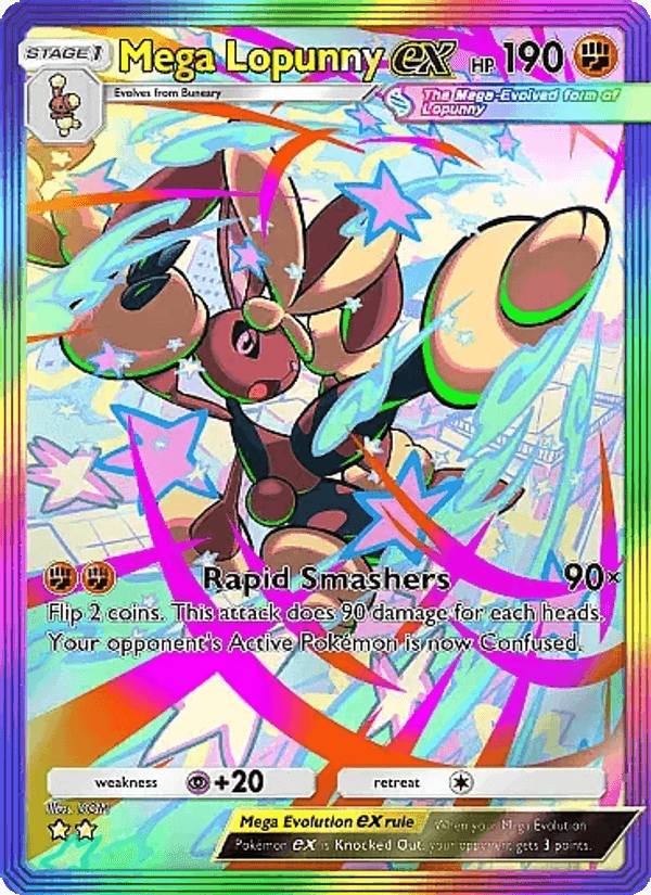 Carta Pokémon Mega Lopunny ex 085