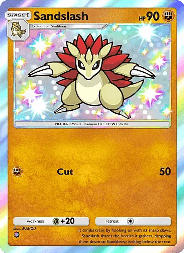 Carta Pokémon Sandslash 095