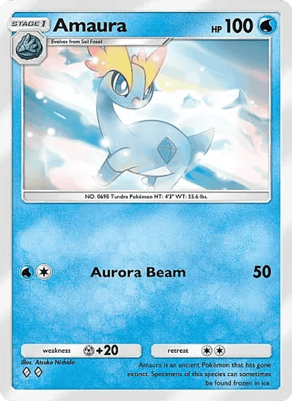 Carta Pokémon Amaura 041 de B2