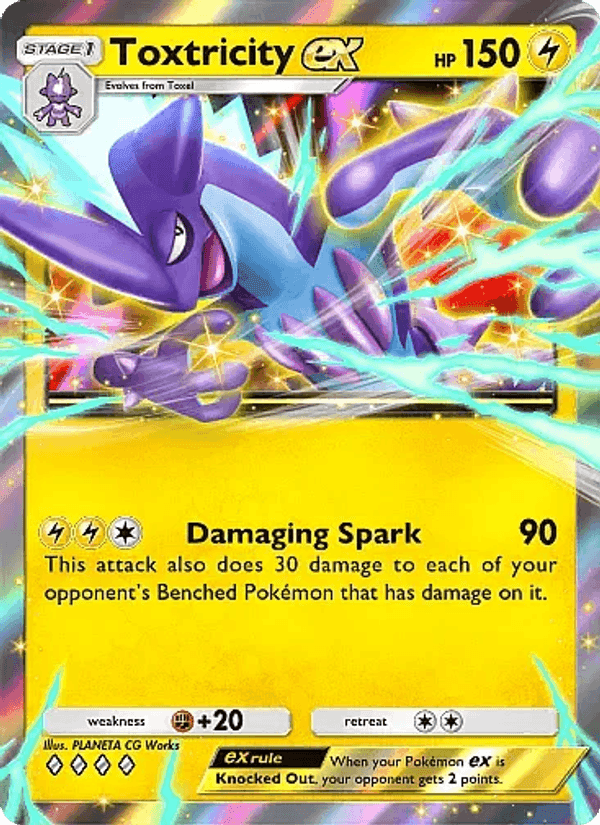 Carta Pokémon Toxtricity ex 055