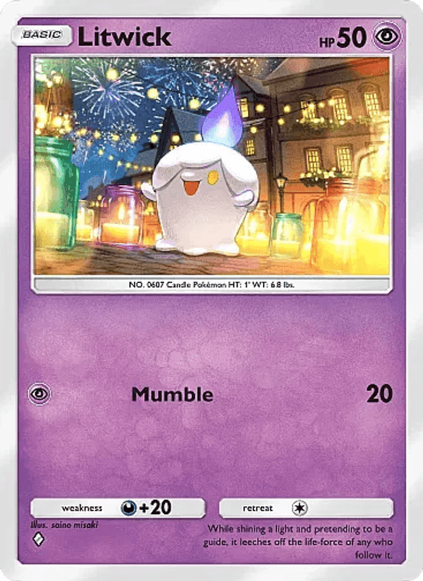 Carta Pokémon Litwick 067