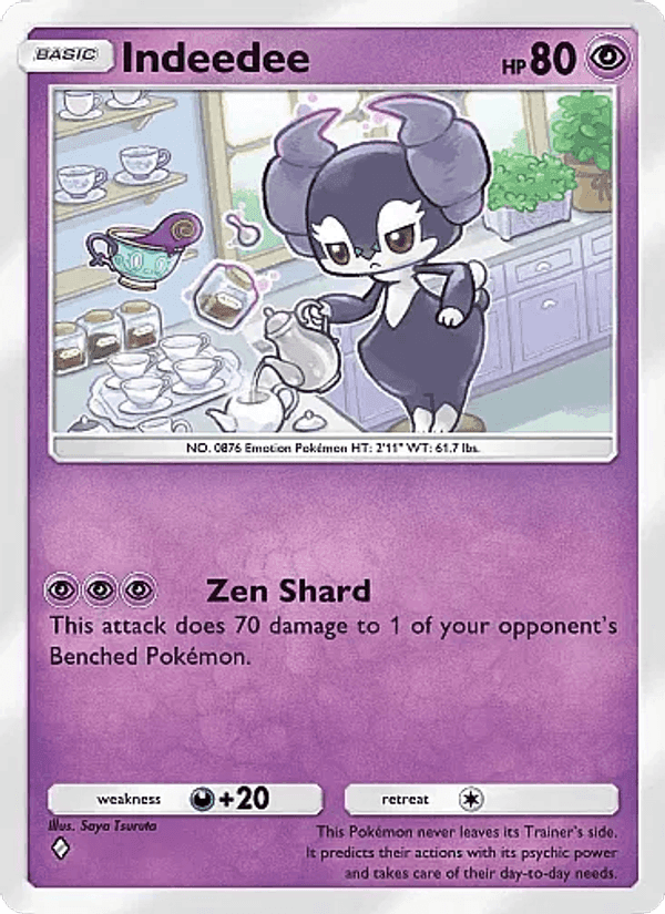 Carta Pokémon Indeedee 076