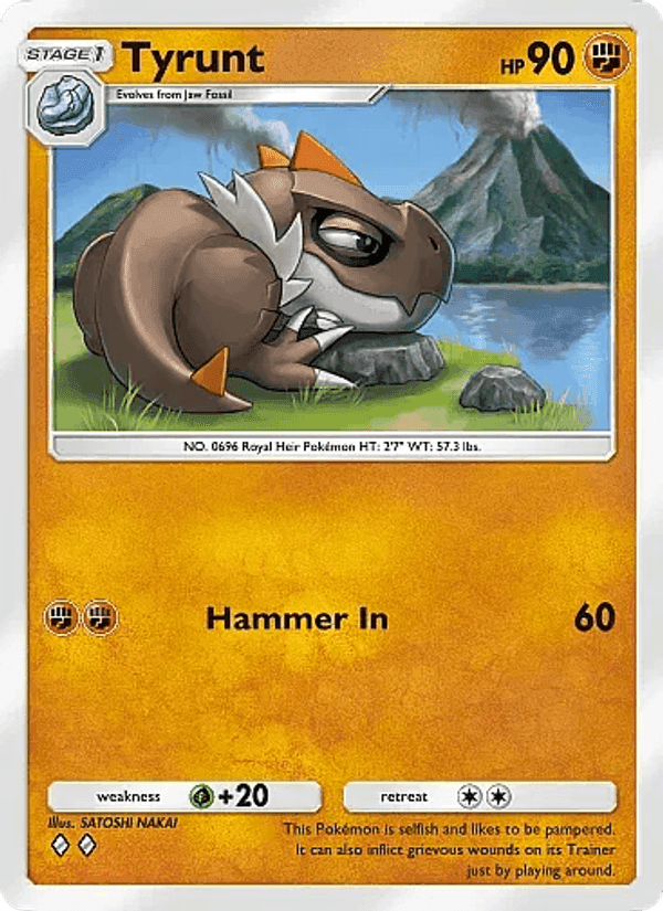 Carta Pokémon Tyrunt 089