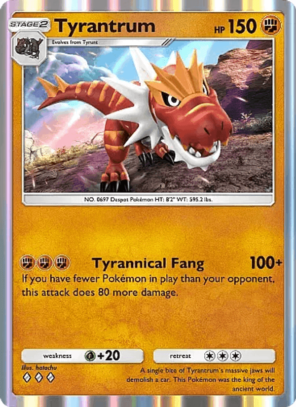 Carta Pokémon Tyrantrum 090