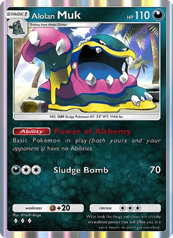 Carta Pokémon Alolan Muk 097