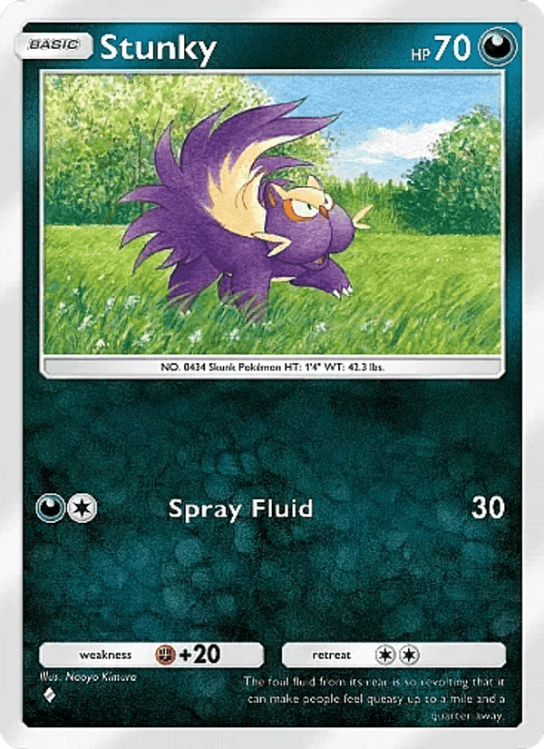 Carta Pokémon Stunky 101