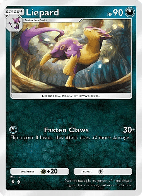 Carta Pokémon Liepard 105