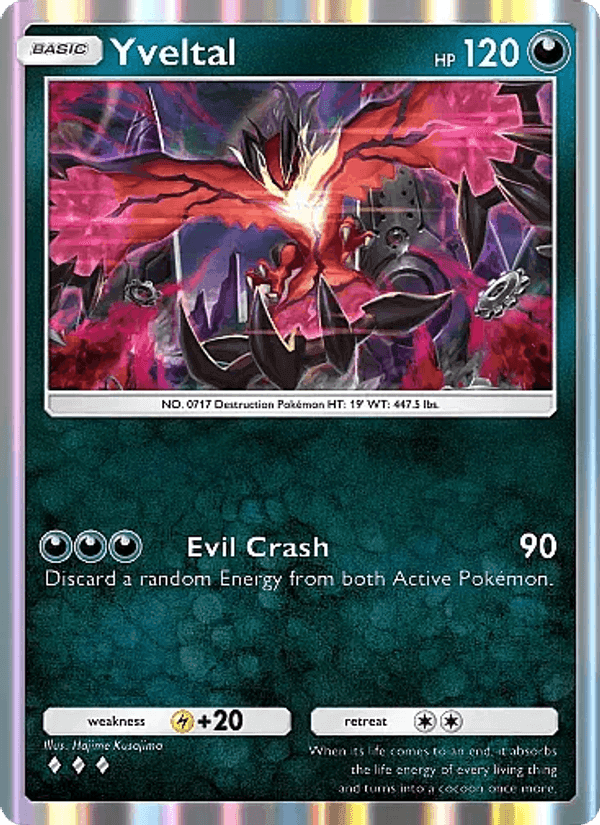 Carta Pokémon Yveltal 108