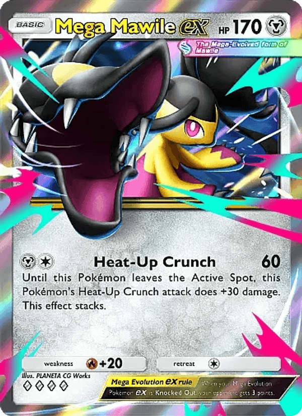 Carta Pokémon Mega Mawile ex 113