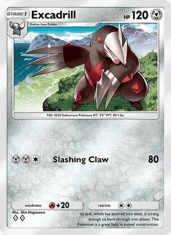 Carta Pokémon Excadrill 114