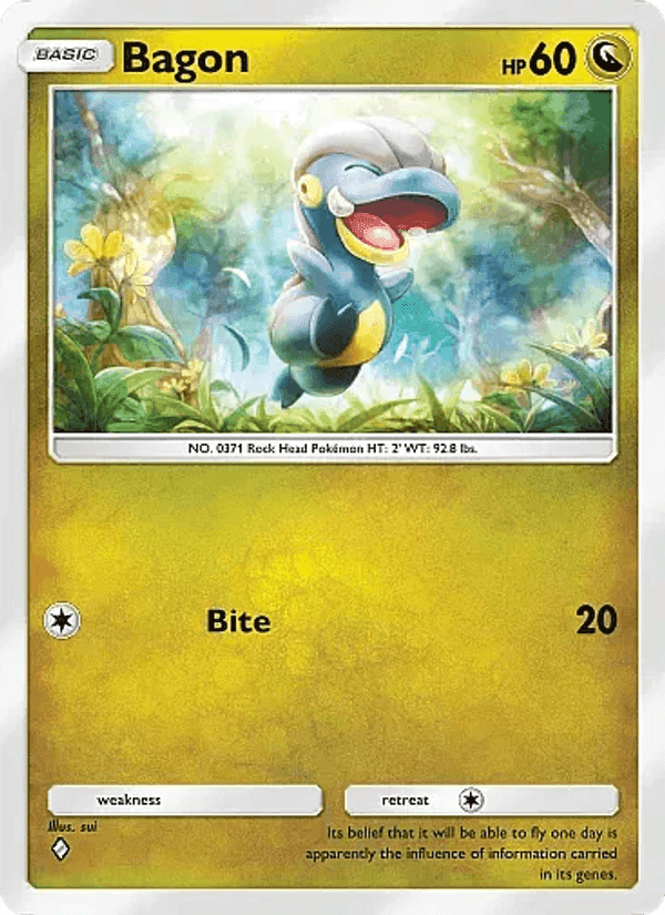Carta Pokémon Bagon 121