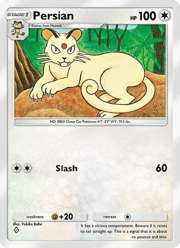 Carta Pokémon Persian 125