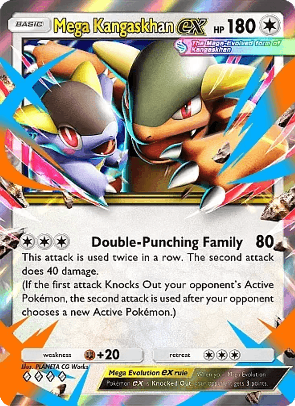 Carta Pokémon Mega Kangaskhan ex 127