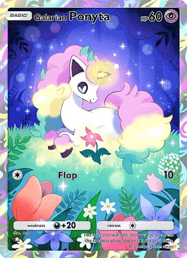 Carta Pokémon Galarian Ponyta 167