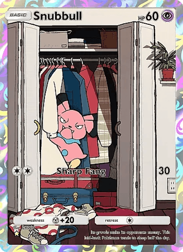 Carta Pokémon Snubbull 168